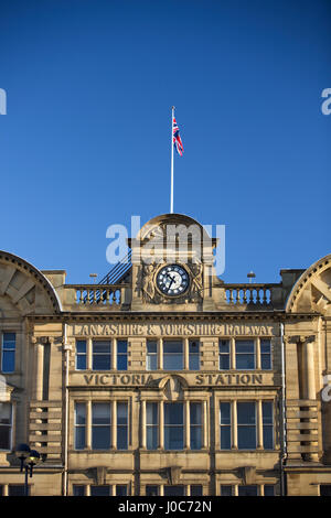 La gare Victoria de Manchester, Manchester, Greater Manchester, UK Banque D'Images