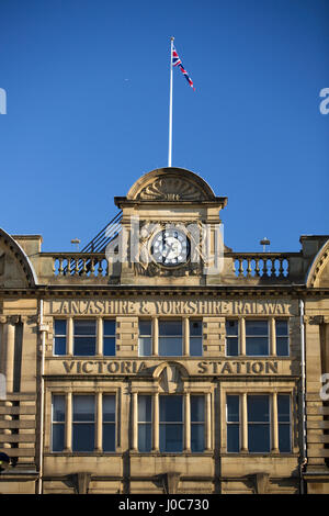 La gare Victoria de Manchester, Manchester, Greater Manchester, UK Banque D'Images