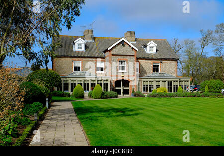 Morston hall Restaurant, North Norfolk, Angleterre Banque D'Images