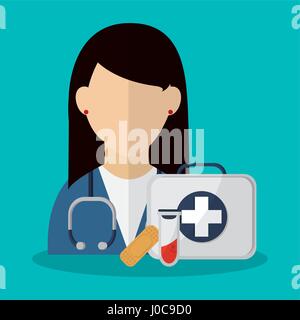 Les icônes de la médecine Illustration de Vecteur