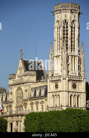 Eglise Saint-Germain-l'Auxerrois, église, Paris, France, Europe Banque D'Images