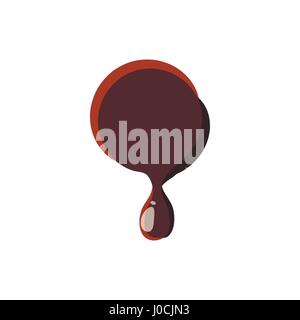Point d'alphabet latin a fait du chocolat Illustration de Vecteur
