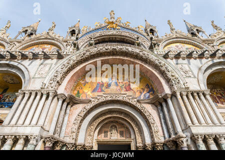 Basilica di San Marco/détails de Venise, Italie Banque D'Images