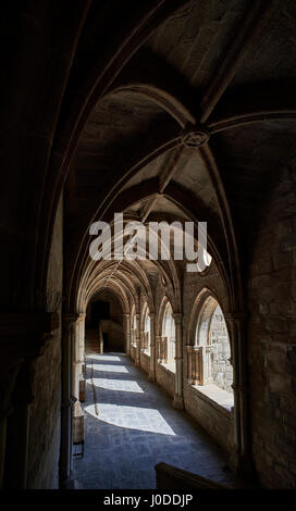 Cloître de la cathédrale d'Evora, la basilique se Catedral de Nossa Senhora da Assuncao. Evora, Portugal. Banque D'Images