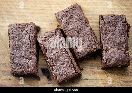 Brownies au chocolat Banque D'Images