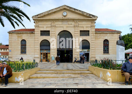 Marché de l'agora chania Banque D'Images