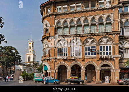 Saint Thomas d'église cathédrale, Mumbai, Maharashtra, Inde, Asie Banque D'Images