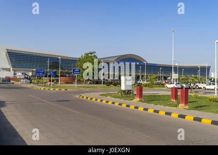 L'aéroport international de Lal Bahadur Shastri, Varanasi, Uttar Pradesh, Inde, Asie Banque D'Images