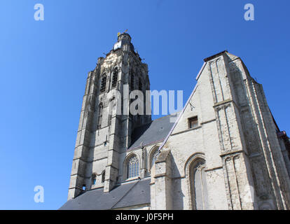 L'extérieur de Sint Walburgakerk Walbergs (église) Oudenaarde, en Flandre orientale, Belgique. Banque D'Images