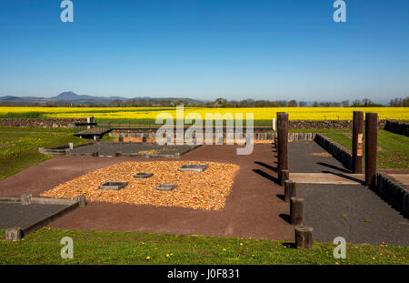 Oppidum gaulois de Corent, site archéologique, Puy de Dome, France, Europe