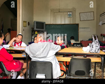 Trinidad, Cuba - Jan 12, 2017 : l'école élémentaire à Trinidad, Cuba. Banque D'Images