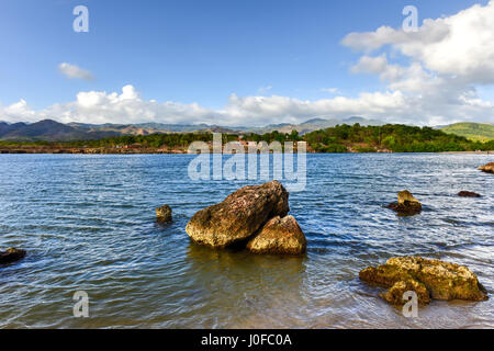 La Boca resort dans la région dans la région de Cuba Spiritus Sanctus. Banque D'Images