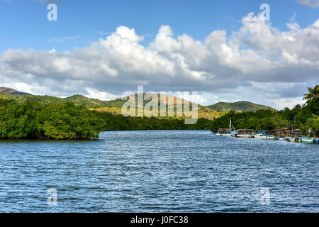 La Boca resort dans la région dans la région de Cuba Spiritus Sanctus. Banque D'Images