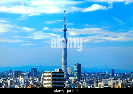 Vue à partir de la Tokyo Skytree Funabori Edogawa Tour Tokyo Japon Banque D'Images