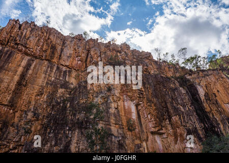 Katherine Gorge en bateau culturel Banque D'Images