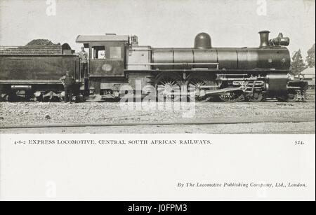 Nombre de locomotives 680 : 4-6-2 locomotive Express Banque D'Images