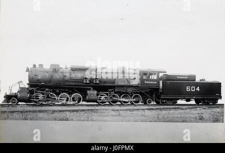 Aucune locomotive 604 : 2-8-8-2 Banque D'Images