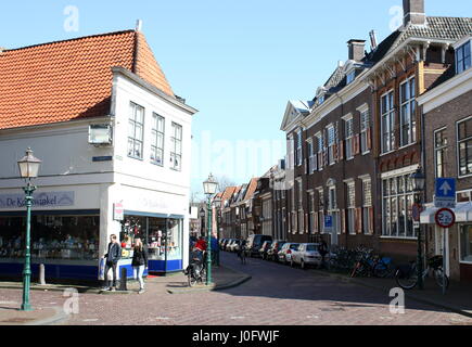 17e siècle 13 Oost-Indisch Huis Hoorn (East India House dans la Zuiderzee port de Hoorn) à Muntstraat, centre de Hoorn, Pays-Bas Banque D'Images