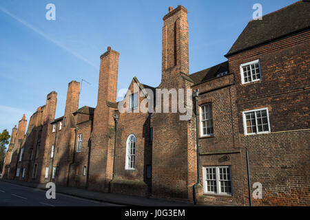 Eton, UK. 2 mars, 2017. Eton College bâtiments sur Slough Road. Banque D'Images