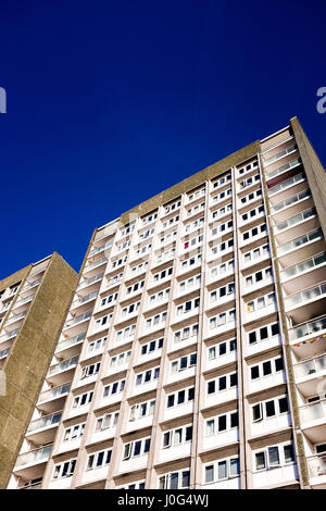 Appartements en forme de tour entre High Street et la Rue Chapel de Kemp Town Brighton UK Banque D'Images