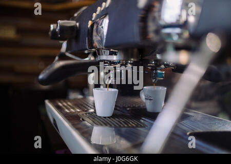 Machine à café expresso fait Banque D'Images