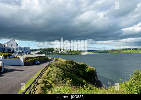 La baie de Clonakilty à partir de l'arrêt Dunmore House Hotel, Clonakilty, dans le comté de Cork, Irlande Banque D'Images