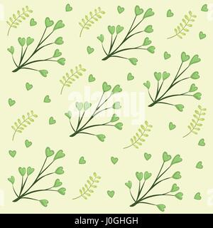 Ensemble avec des éléments floraux et des feuilles.Les éléments de décoration pour votre conception. Les feuilles, tourbillons, floral télévision style design vector illustration Illustration de Vecteur