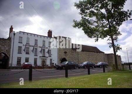 Southampton est sur la côte sud de l'Angleterre et est la plus grande ville dans le comté de Hampshire Banque D'Images