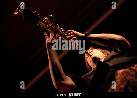 William D. 'loi' Evans (né le 8 février 1958 à Clarendon Hills, Illinois) est un saxophoniste de jazz américain qui était un membre de la groupe de Miles Davis Banque D'Images