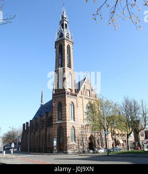 La Cathédrale Saint Joseph (Jozef kathedraal), la cathédrale du diocèse catholique romain de Groningen / Leeuwarden à Groningue, aux Pays-Bas. (Image Assemblée) Banque D'Images