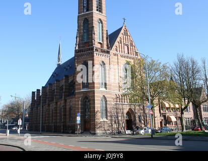 La Cathédrale Saint Joseph (Sint Jozef kathedraal), la cathédrale du diocèse catholique romain de Groningen, Groningen, Pays-Bas. Banque D'Images
