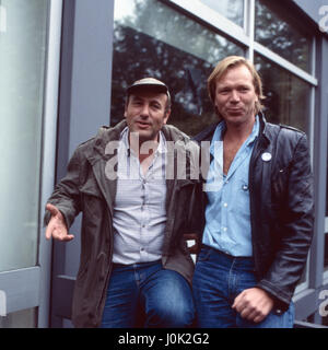 Auf Achse, Fernsehserie, Deutschland 1983, Regie : Werner Masten, acteurs : Manfred Krug, Rüdiger Kirschstein Banque D'Images