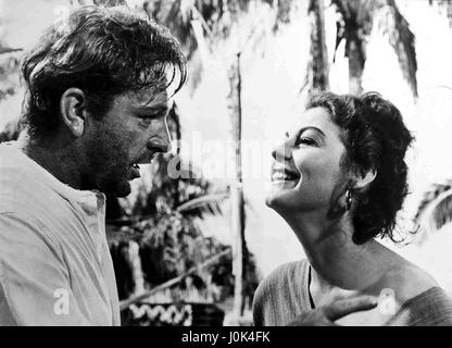 Die Nacht des Leguan aka. La nuit de l'Iguane, USA 1964 Regie : John Huston acteurs : Richard Burton, Ava Gardner, Deborah Kerr Banque D'Images