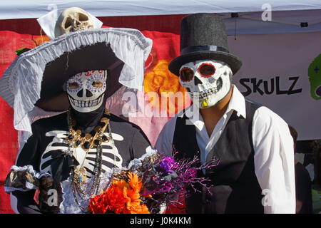 Le Jour des morts de la famille festival Banque D'Images