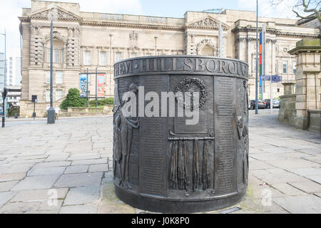 Hillsborough Memorial,Liverpool, Merseyside, Angleterre,UNESCO,Ville du patrimoine mondial,Ville,Nord,Nord,Angleterre,English,UK. Banque D'Images