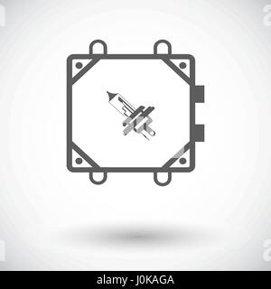 Lampe de xénon de voiture. Illustration de Vecteur