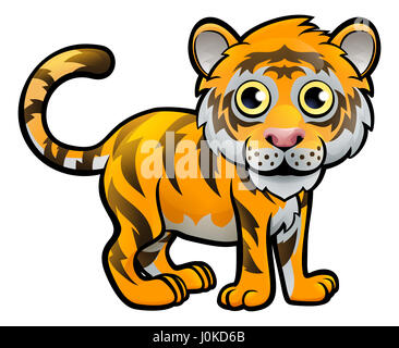 Un personnage animaux safari tigre Banque D'Images