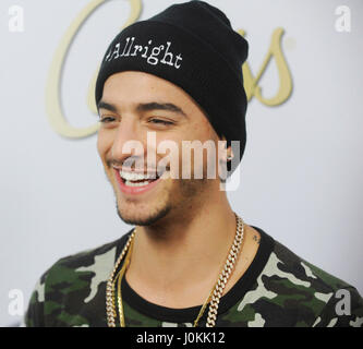 Maluma arrive à la Latina 'Hot List' Party au Londres le 6 octobre, 2015 à West Hollywood, Californie. Banque D'Images
