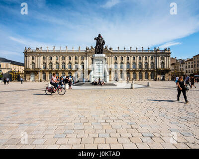 Stanislas monument avec l'Hôtel de Ville, Hôtel de Ville, Place Stanislas, Nancy, Meurthe-et-Moselle, Lorraine, France Banque D'Images