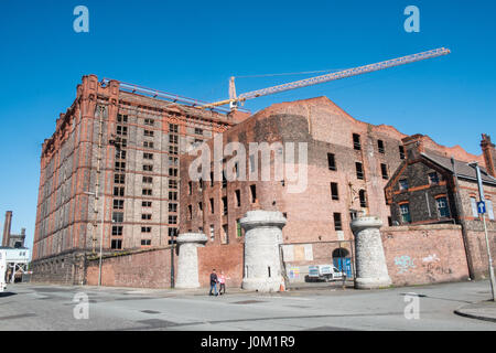 Stanley Dock,brick,usine,monde,le plus grand édifice en brique,,Liverpool, Merseyside, Angleterre,UNESCO,Ville du patrimoine mondial,Ville,Nord,Angleterre,English,UK. Banque D'Images