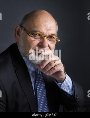 Robert Hue - Date : 20140326 ©Philippe Matsas/Opale Banque D'Images