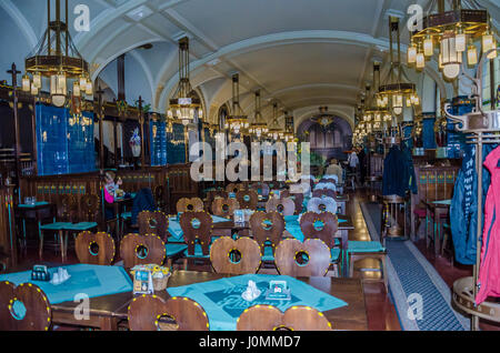 La Maison municipale de Prague est avant tout la ville de style Art Nouveau, et l'un des plus beaux d'Europe. Banque D'Images