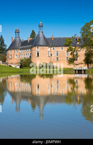 Château de Saint-Fargeau, Yonne, Bourgogne, France Banque D'Images