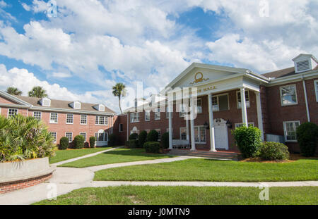 Deland Florida Stetson University college Gordis Hall dorms dans petite ville , Banque D'Images