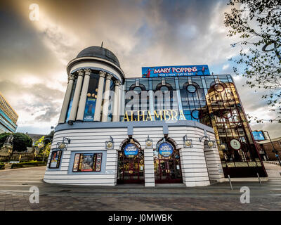 Le théâtre de l'Alhambra, Bradford, West Yorkshire, Royaume-Uni. Banque D'Images