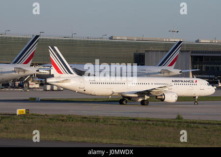 Air France l'Airbus A321 de droit Banque D'Images