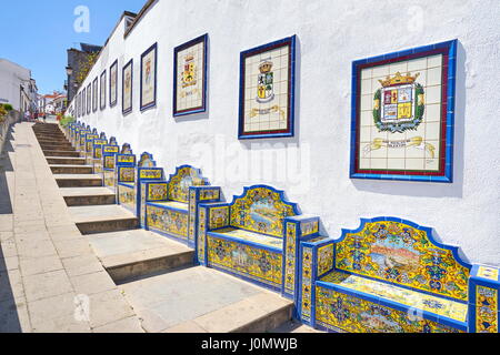 Firgas, Gran Canaria, Espagne Banque D'Images