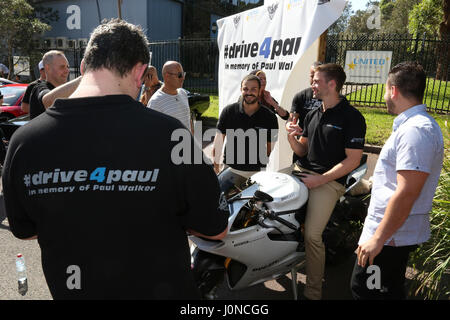 Sydney, NSW, Australie. Apr 15, 2017. Cody Walker à Sydney pour # dur4Paul soirée de levée de crédit : Christopher Khoury/presse australienne/ZUMA/Alamy Fil Live News Banque D'Images