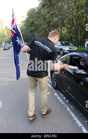 Sydney, NSW, Australie. Apr 15, 2017. Cody Walker à Sydney pour # dur4Paul soirée de levée de crédit : Christopher Khoury/presse australienne/ZUMA/Alamy Fil Live News Banque D'Images