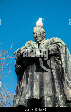 St John's,statue,Jardins,à côté,St George's Hall, Liverpool, Merseyside, Angleterre,UNESCO,Ville du patrimoine mondial,Ville,Nord,Nord,Angleterre,English,UK. Banque D'Images